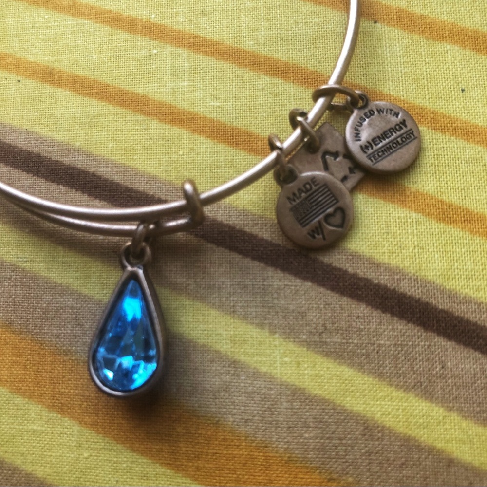 Alex and Ani December birthstone bangle